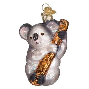 Koala Bear on Tree Branch Christmas Holiday Ornament